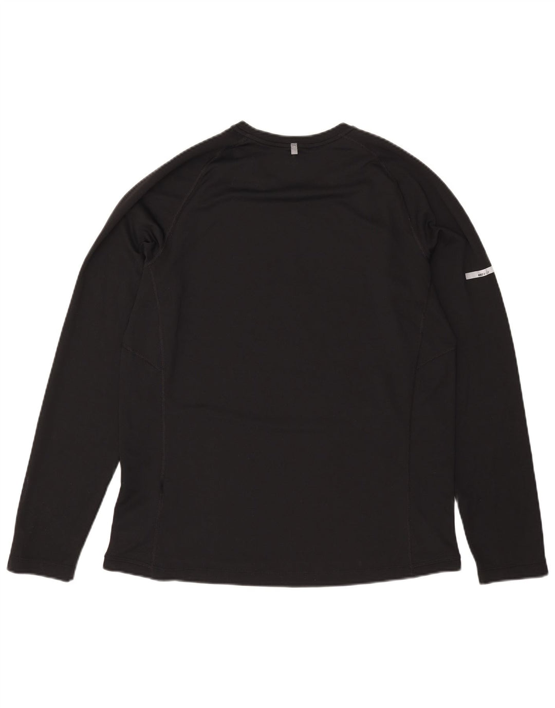 Męska koszulka Nike Dri Fit z długim rękawem, duży, czarny poliester