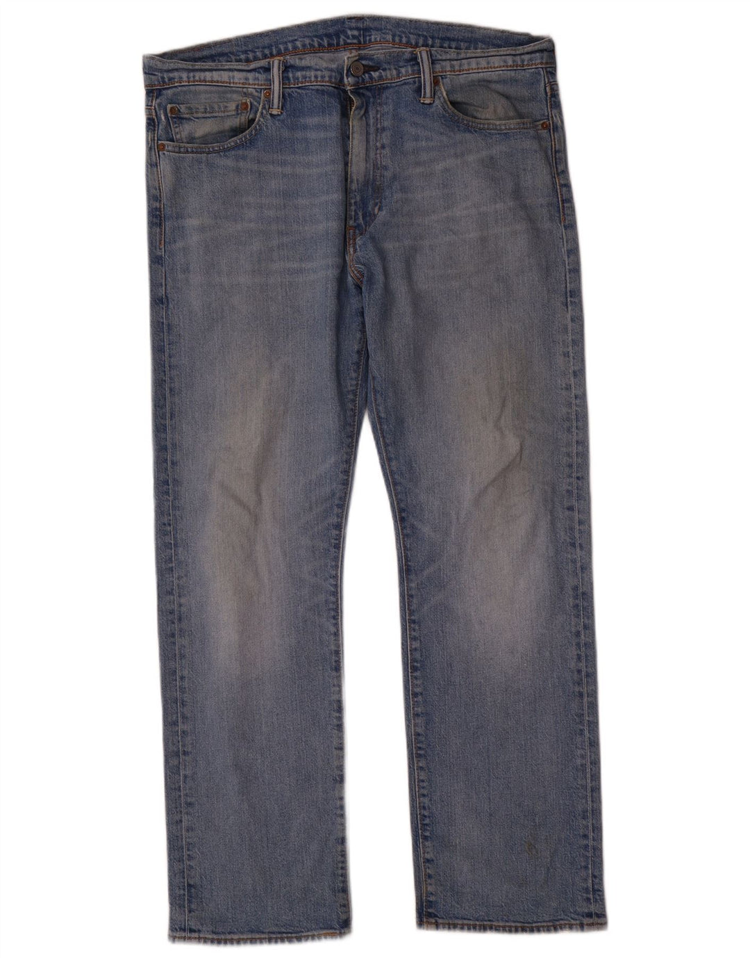 Męskie jeansy Levi's 504 Straight W36 L30 Niebieskie bawełniane