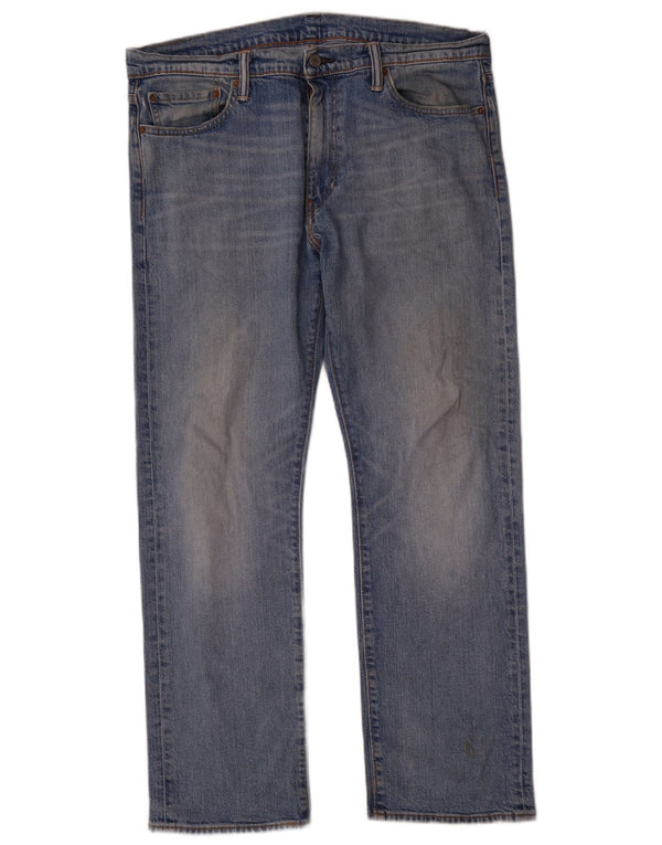 Męskie jeansy Levi's 504 Straight W36 L30 Niebieskie bawełniane