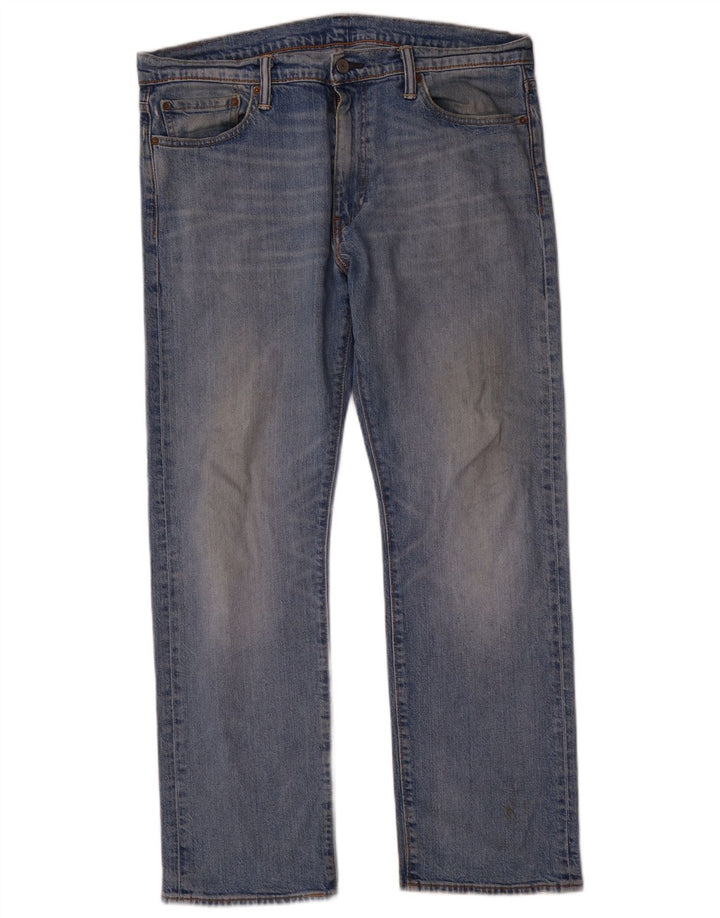 Męskie jeansy Levi's 504 Straight W36 L30 Niebieskie bawełniane