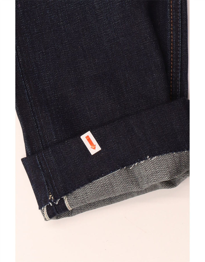 Damskie jeansy Riding Straight Ralph Lauren W27 L28 Granatowe, bawełniane