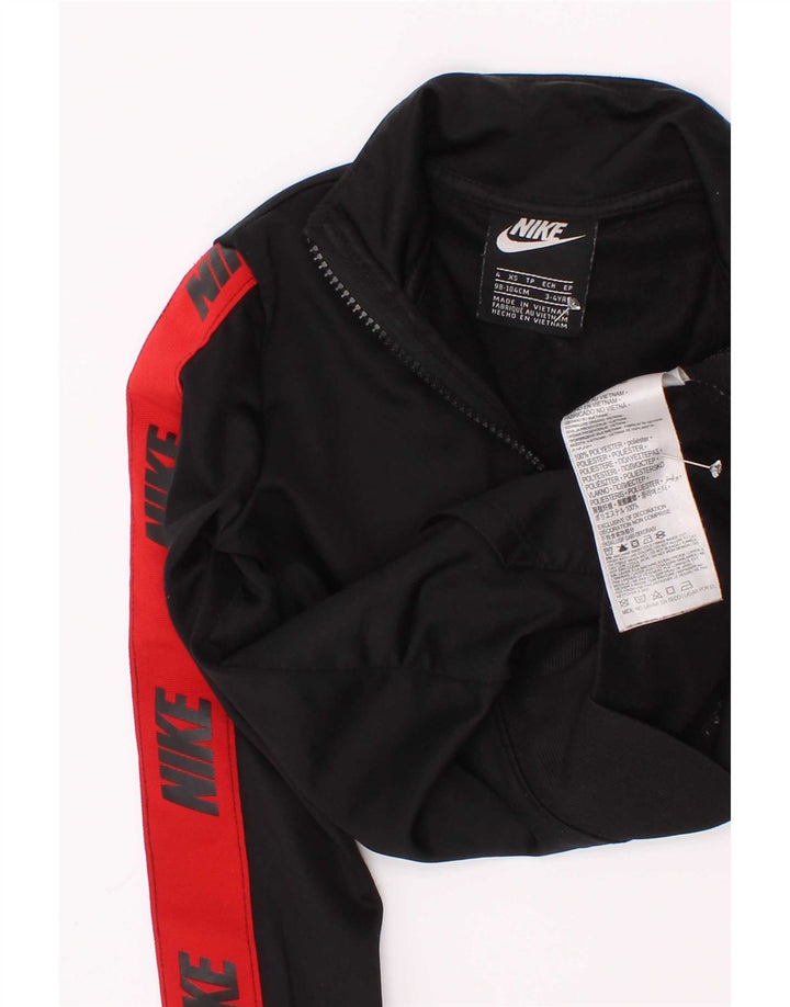 Chłopięca kurtka dresowa Nike Graphic 3-4 lata XS, czarna, blokowa