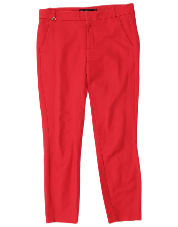 Spodnie damskie Zara Slim Chino EU 34 2XS W24 L27 Różowa bawełna