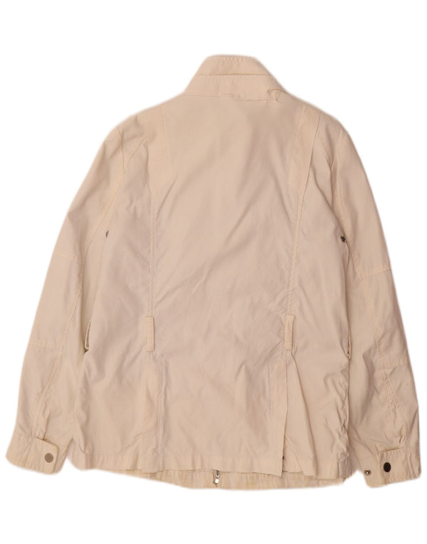 Damska kurtka Utility Jacket Zara UK 16, duża złamanego białego nylonu