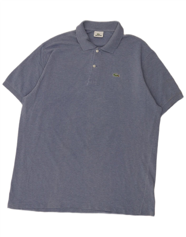 Męska koszulka polo Lacoste, rozmiar 7, 2XL, niebieska, bawełniana