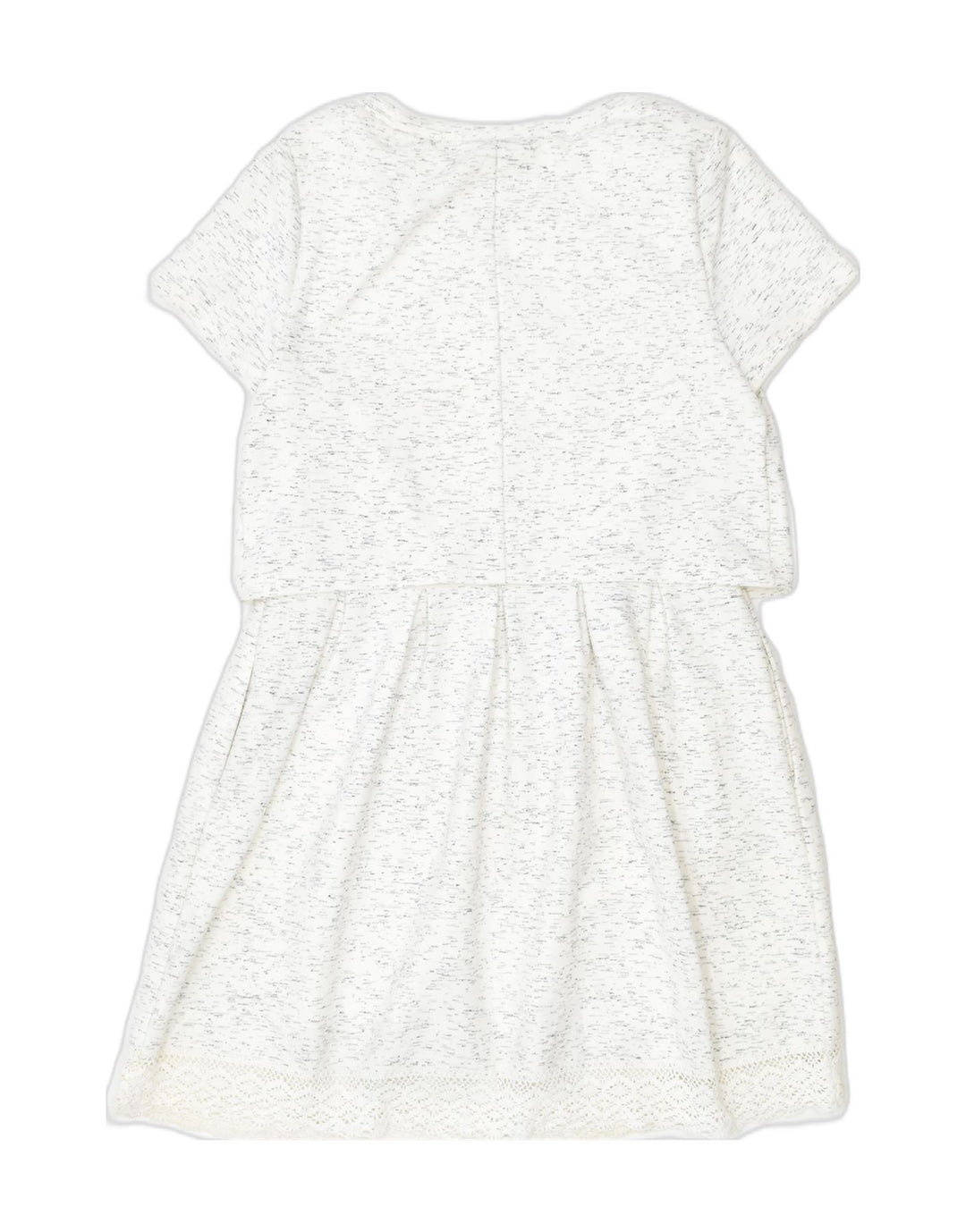 MAISON JULES Womens Basic Dress UK 12 Medium Off White Flecked | Vintage | Thrift | Second-Hand | Used Clothing | Messina Hembry 