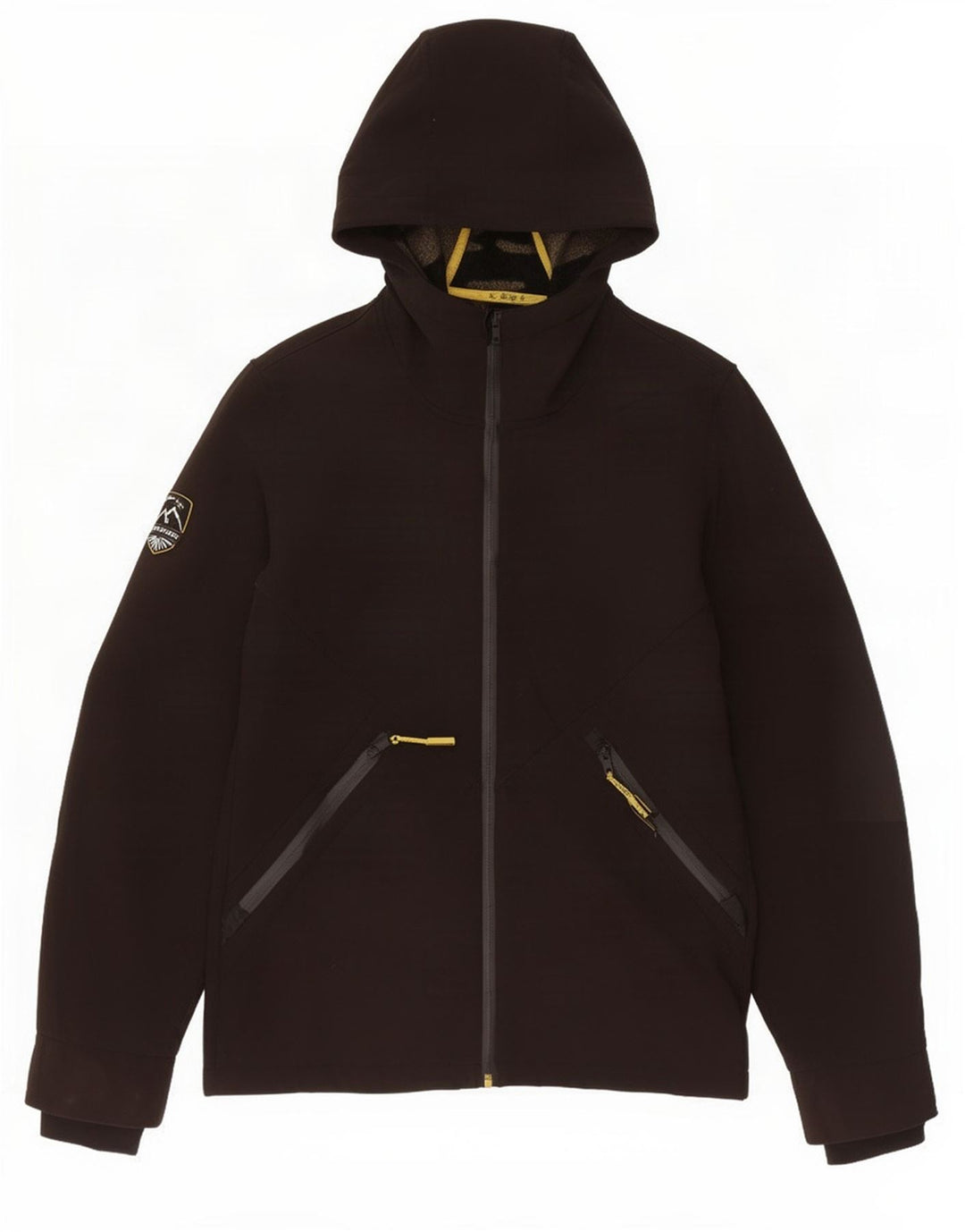 Męska kurtka wiatrówka z kapturem Superdry UK 36, mała czarna, poliester