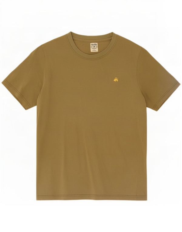 Męska koszulka T-shirt Brooks Brothers, duża, bawełniana w kolorze khaki