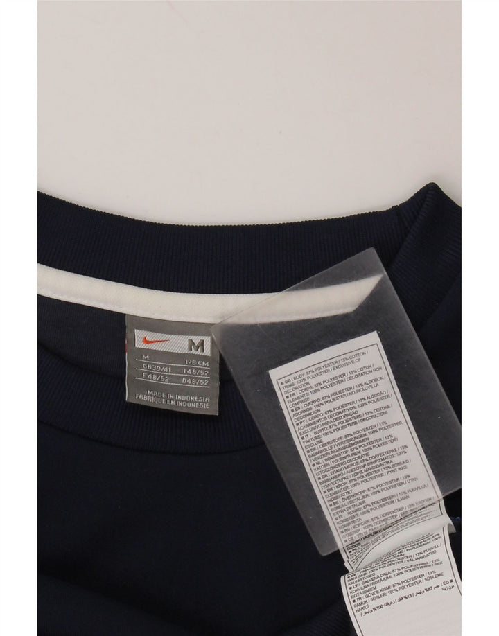 Męski sweter NIKE Bluza UK 39/41 Średni granatowy, blok kolorów