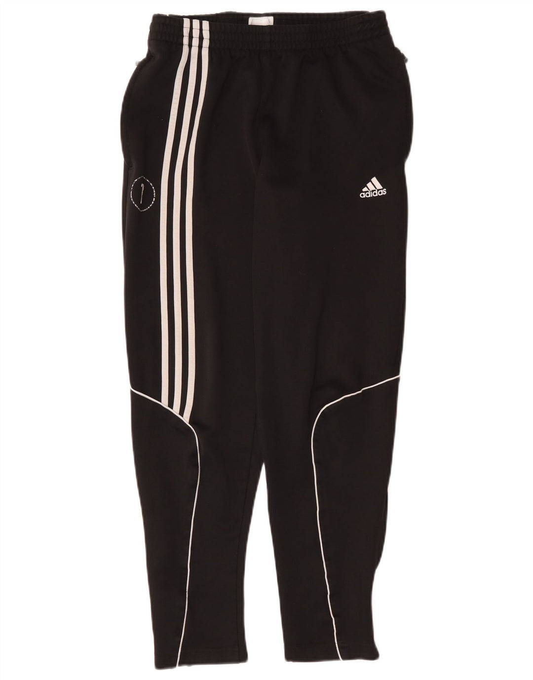 Męskie spodnie dresowe Adidas Climalite, duże, czarne, poliestrowe