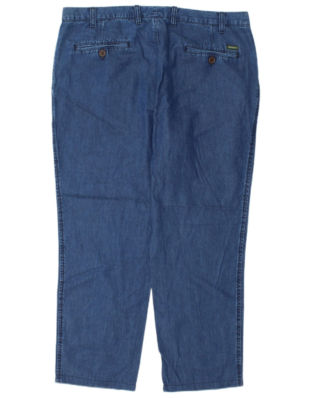 Damskie jeansy proste Barbour o regularnym kroju XL W36 L27 Niebieski Lyocell