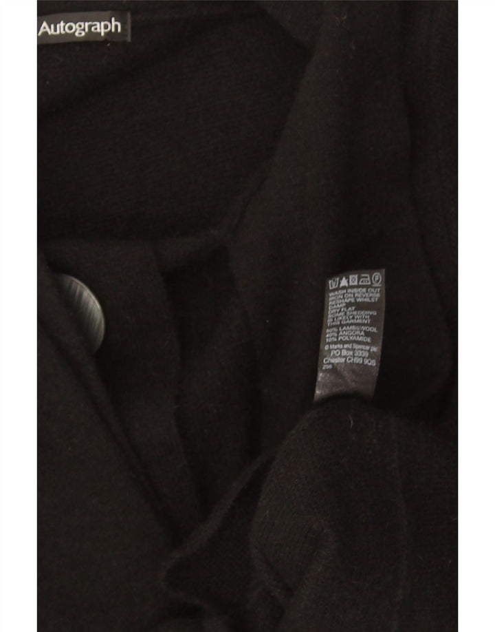 Marks & Spencer Damski sweter z autografem, UK 10, mały, czarny