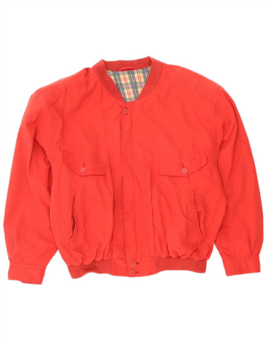 Vintage męska kurtka bomber UK 40 duża czerwona