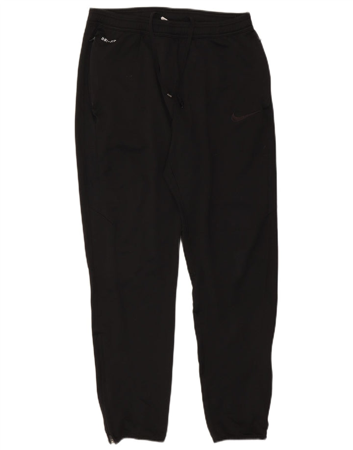 Męskie spodnie dresowe Nike Dri Fit, duże, czarne, poliestrowe