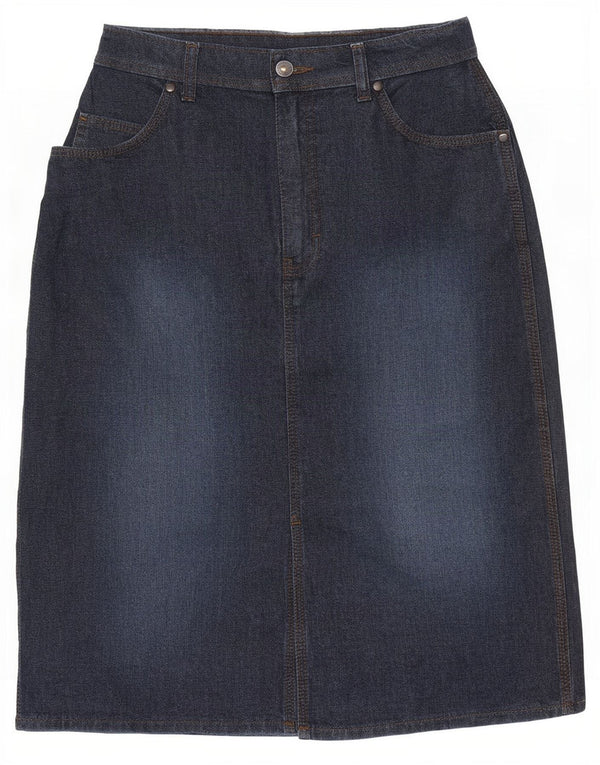 Marks & Spencer Damska spódnica dżinsowa UK 10 Small W28 Granatowa bawełna