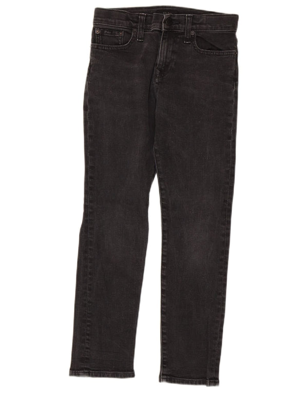 Polo Ralph Lauren Chłopięce jeansy slim 9-10 lat W24 L25 Szara bawełna