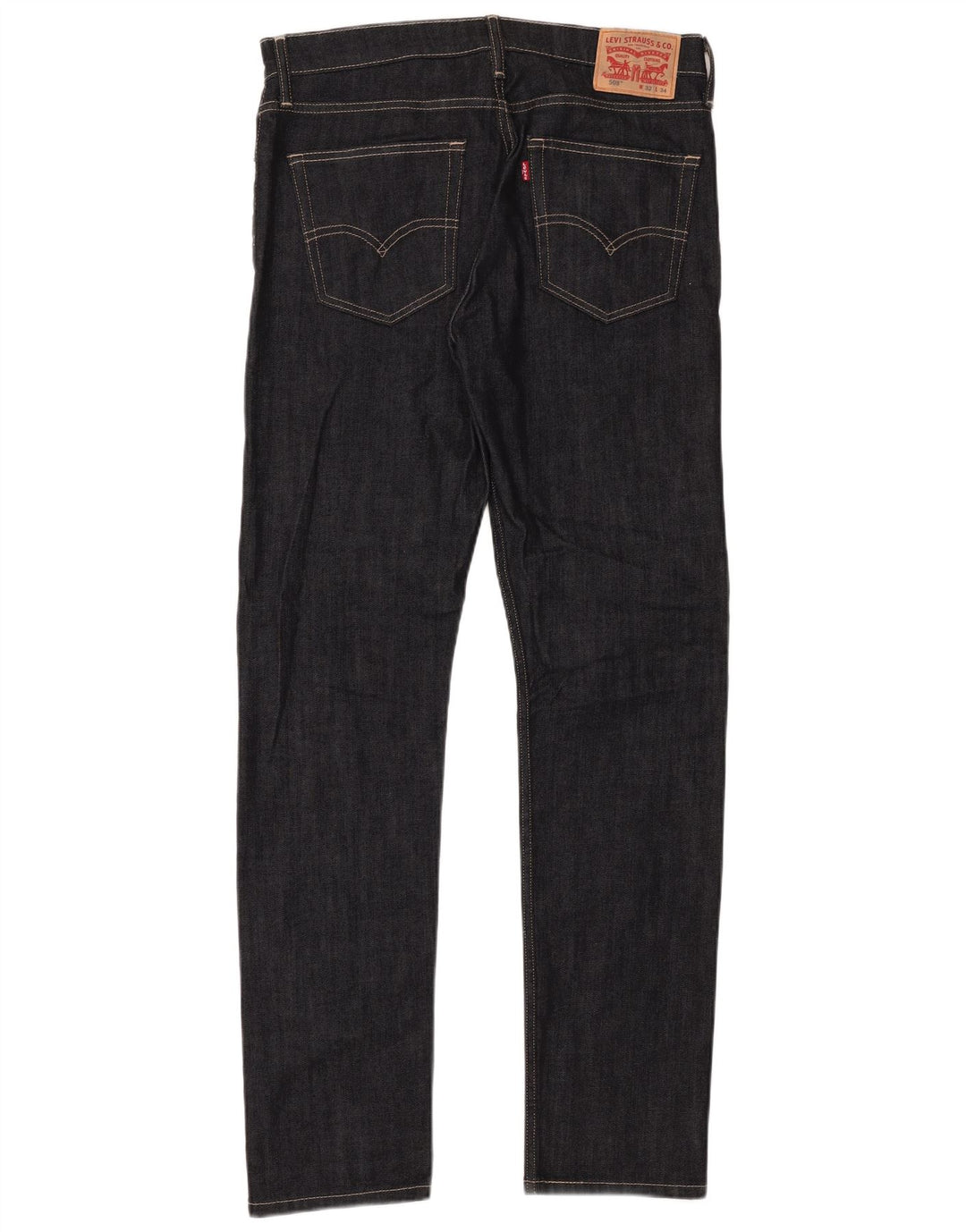 Męskie jeansy Levi's 508 Slim W32 L34 Granatowa bawełna