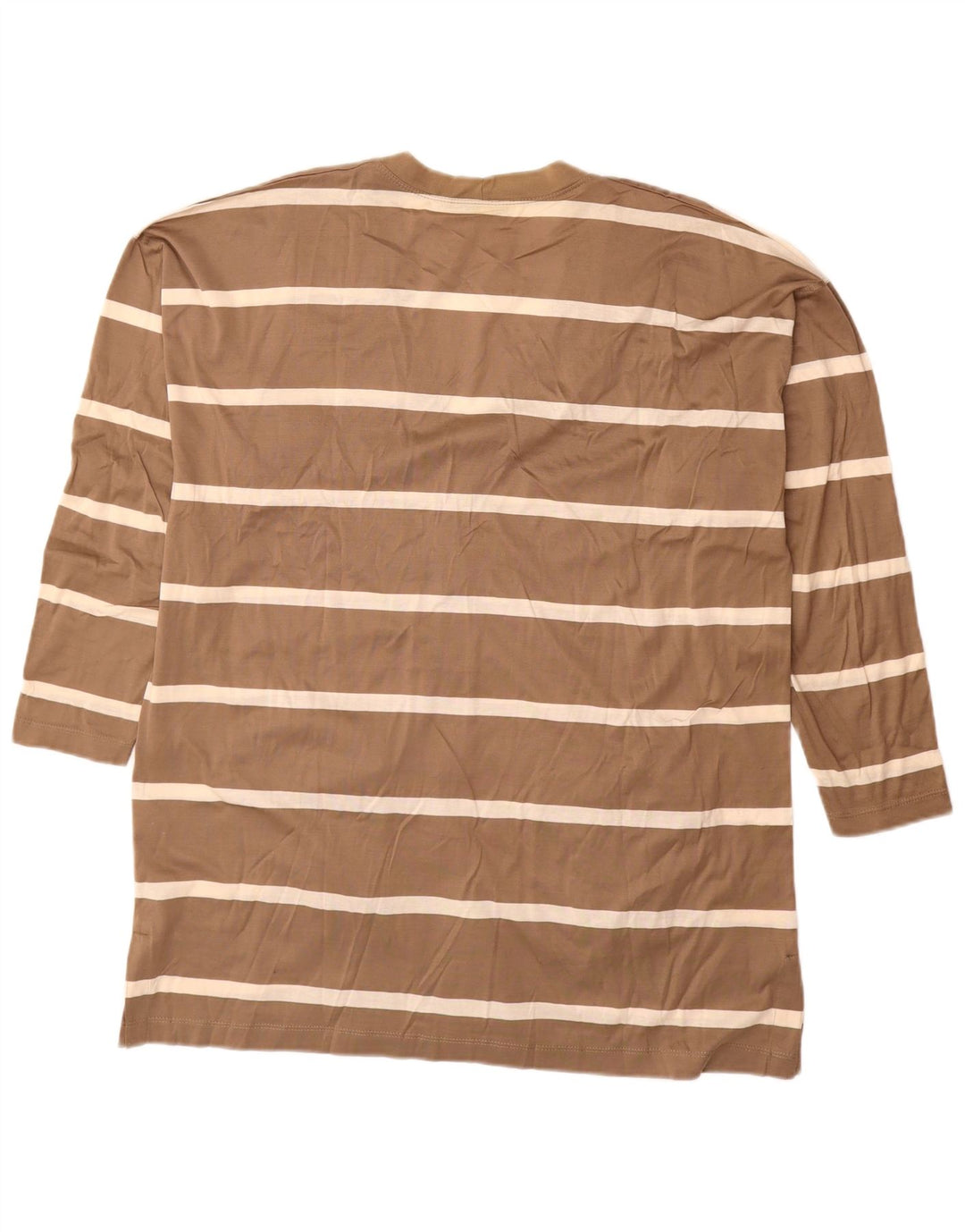 Damski sweter rozpinany PIERRE CARDIN o przedłużonym fasonie IT 44 w średnie brązowe paski