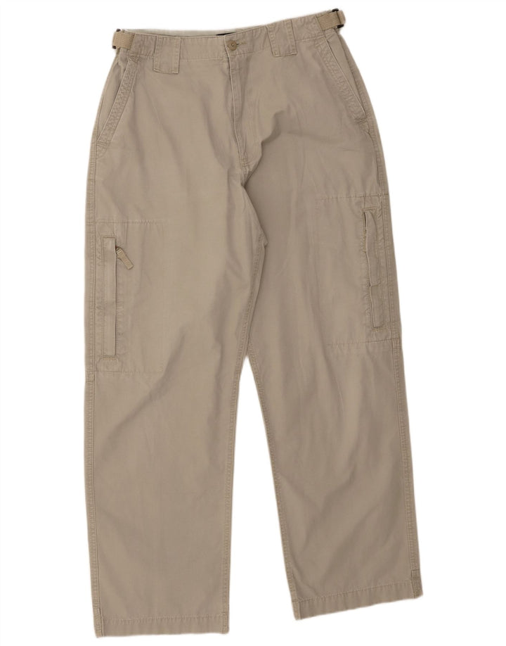 Męskie spodnie cargo Marks & Spencer Blue Harbor, zwężane, W34 L31, szare