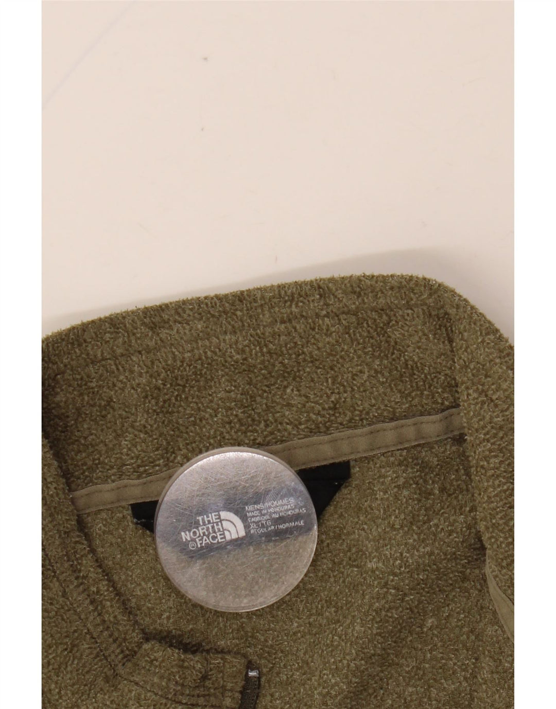 Męski sweter polarowy THE NORTH FACE XL, zapinany na zamek, w kolorze khaki