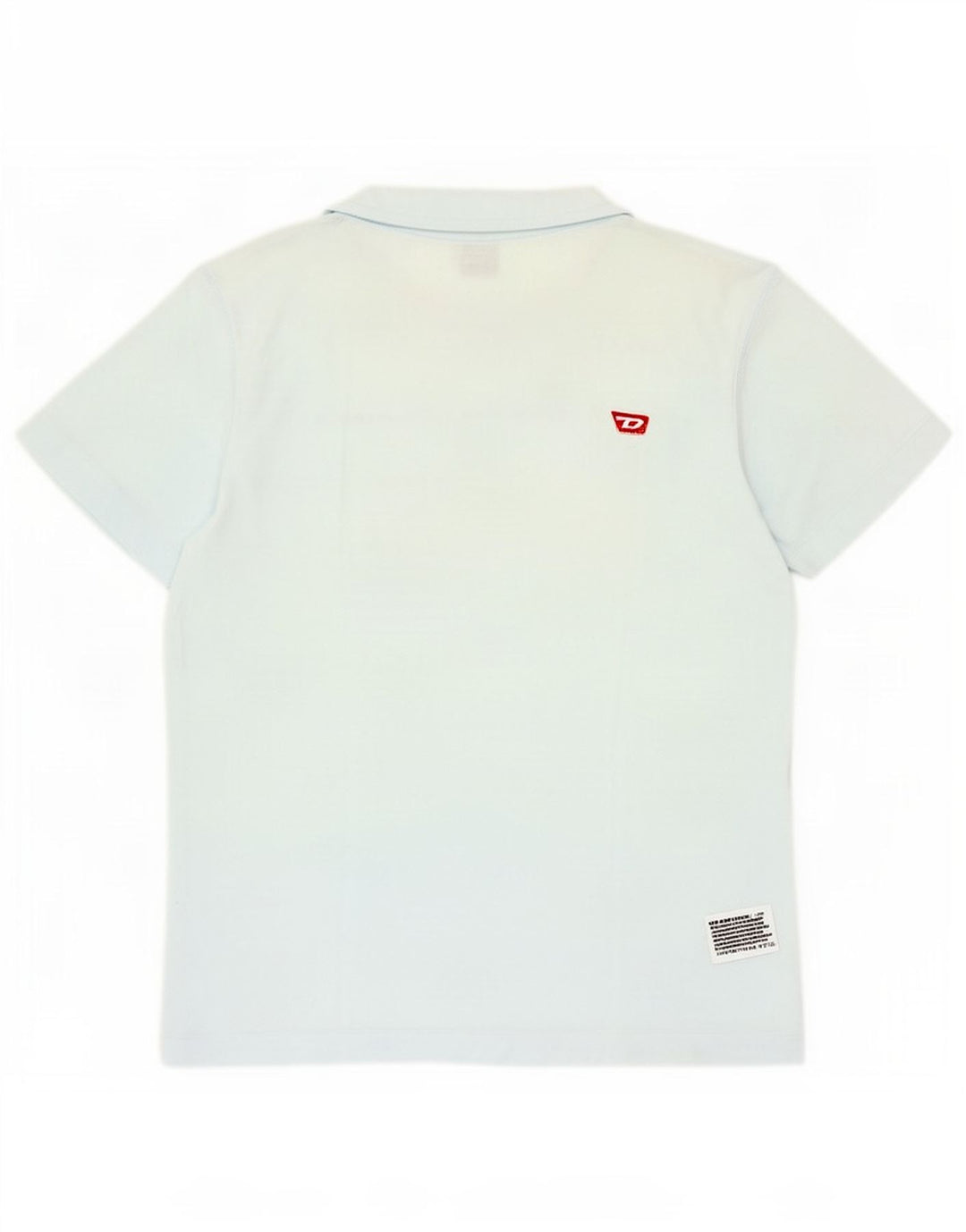T-shirt męski Diesel, bawełniany, średni niebieski