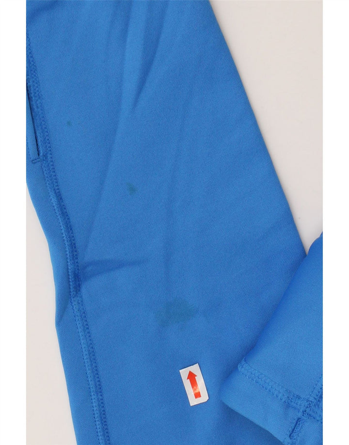 Damska bluza z kapturem NIKE z grafiką UK 14, średni niebieski poliester