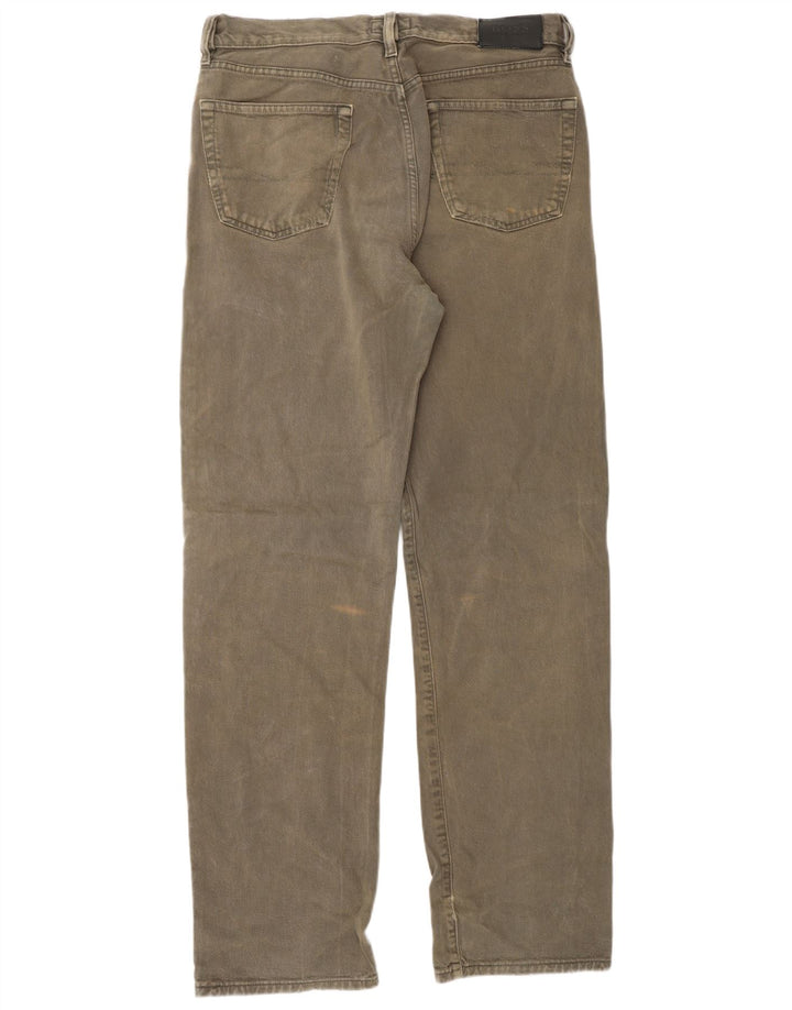 Męskie proste dżinsy HUGO BOSS Arkansas W34 L34 Khaki, bawełna