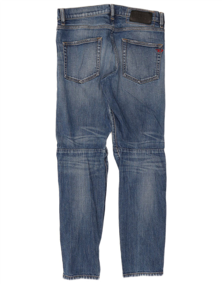 Diesel Męskie D-Strukt Slim Jeans W32 L30 Niebieskie bawełniane