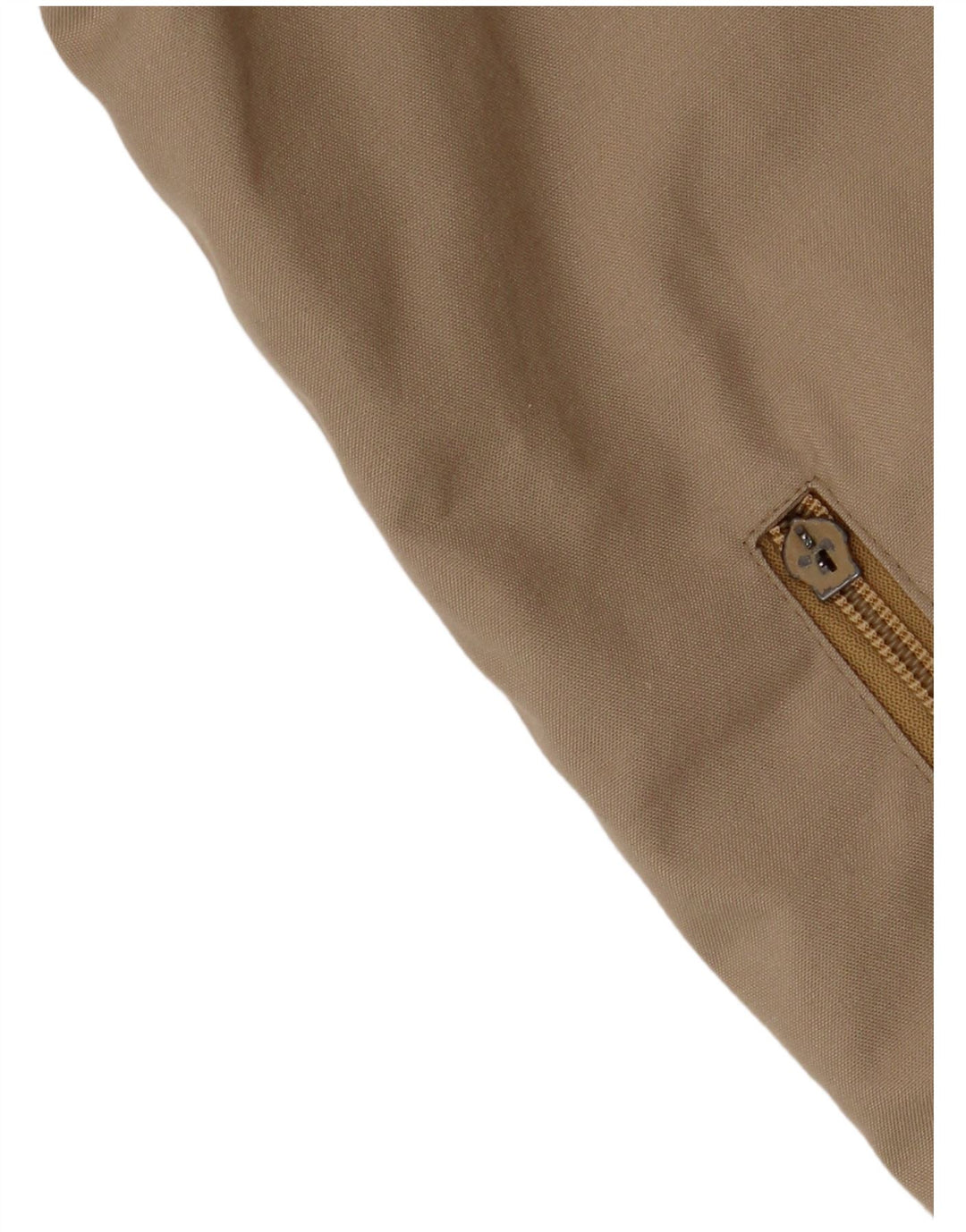 Damska kurtka bomberka VINTAGE UK 14, duża, beżowa