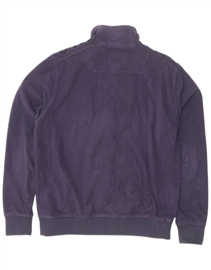 Męska kurtka polarowa North Sails Graphic UK 42 XL, granatowa, poliestrowa