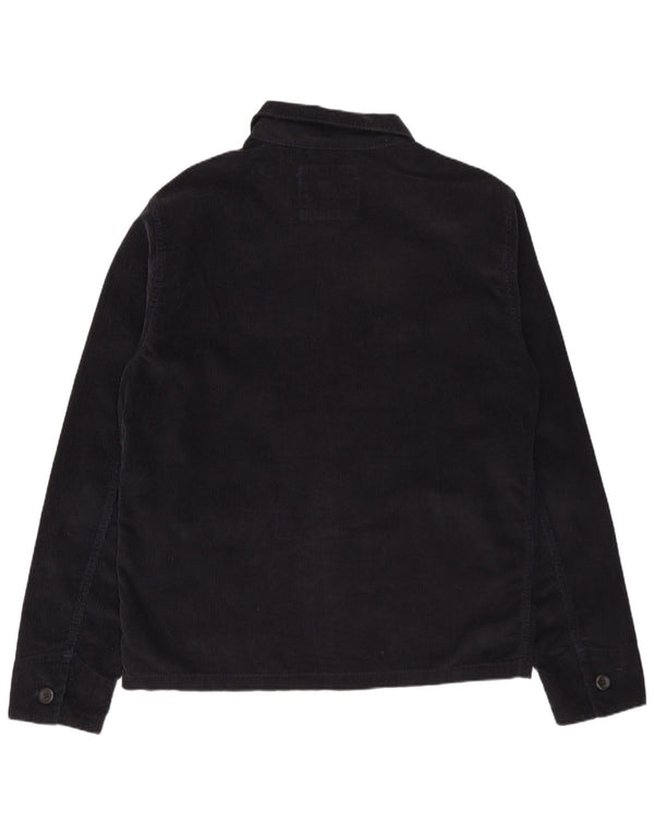 Męska kurtka sztruksowa JACK & JONES UK 40, duża, granatowa, bawełniana
