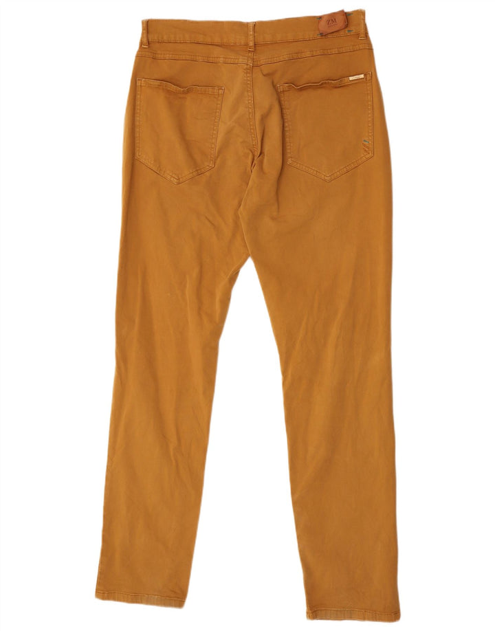 Jeansy męskie Zara Slim EU 44 Large W32 L32 Brązowe