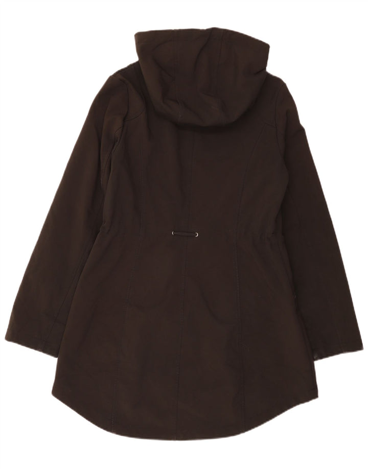 Damski płaszcz wiatrówka z kapturem French Connection UK 10 Small Black