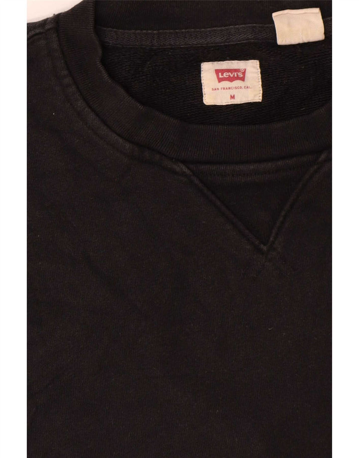 Męski sweter Levi's, średniej wielkości, czarny, bawełniany