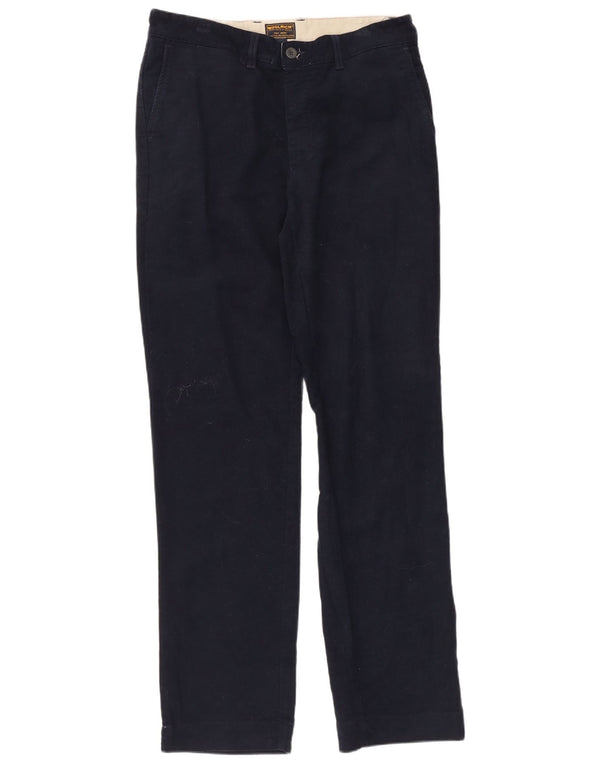 Spodnie męskie Woolrich Straight Chino W33 L33 Granatowa bawełna