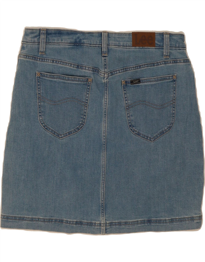 LEE Womens Regular Fit Denim Skirt US 12 Large W32  Blue Cotton Vintage Lee and Second-Hand Lee from Messina Hembry 