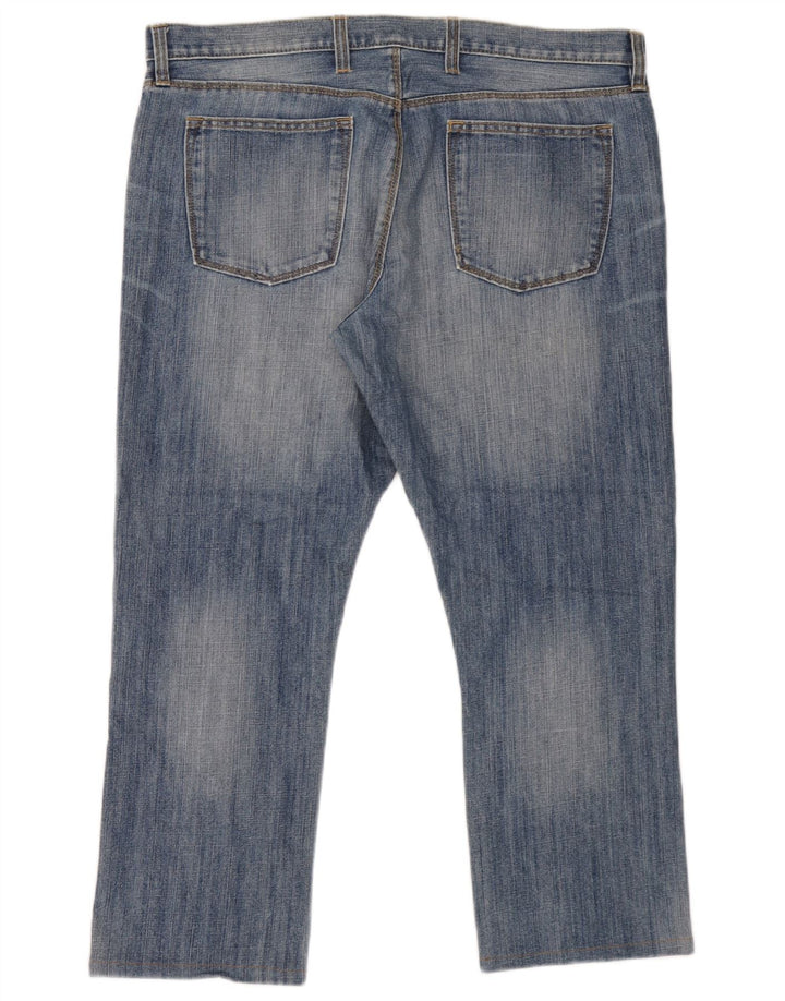 Męskie jeansy Gap Slim Straight W38 L27 Niebieskie bawełniane