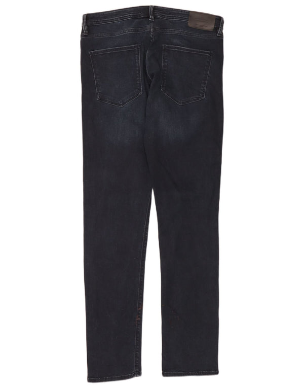 Męskie jeansy Jack & Jones GLENN Slim W34 L34 Granatowa bawełna