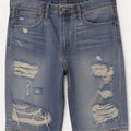 Męskie spodenki jeansowe Levi's 508 w trudnej sytuacji W33 Średnioniebieskie bawełniane