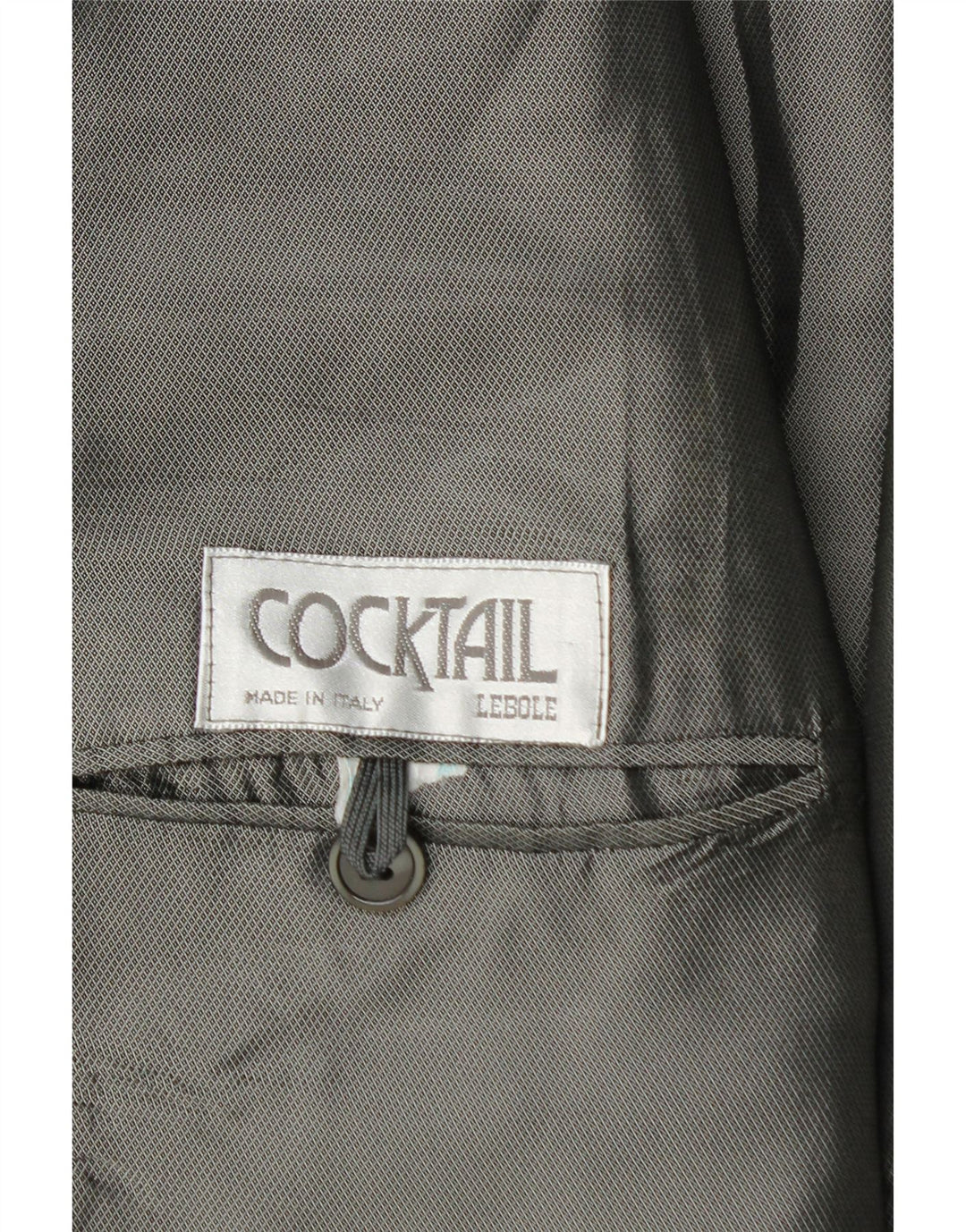 Lebole Męska marynarka zapinana na 1 guzik UK 42 XL Czarna