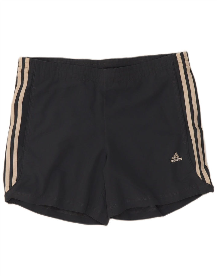 Męskie spodenki sportowe Adidas Climacool, małe, szare, z blokami kolorów, z poliestru