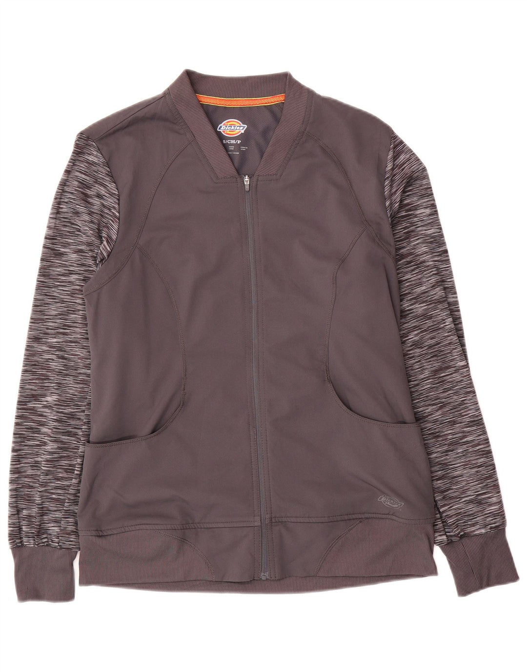 Męska kurtka dresowa Dickies, mała, szara, nakrapiana, poliester