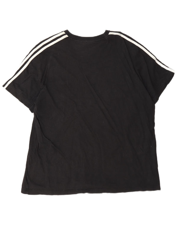 Adidas Męska koszulka Top 2XL Czarna bawełna