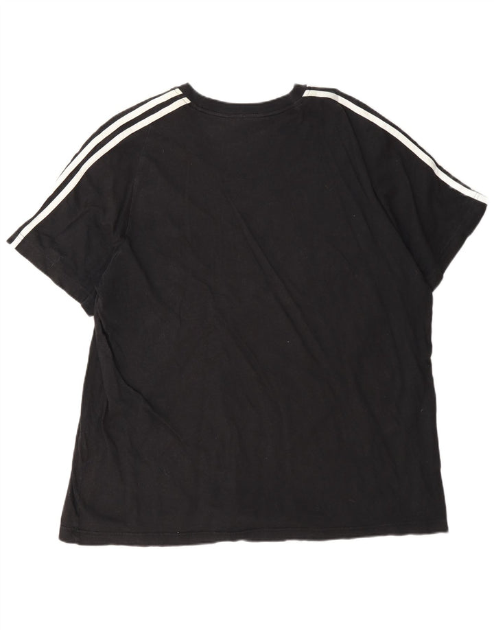 Adidas Męska koszulka Top 2XL Czarna bawełna