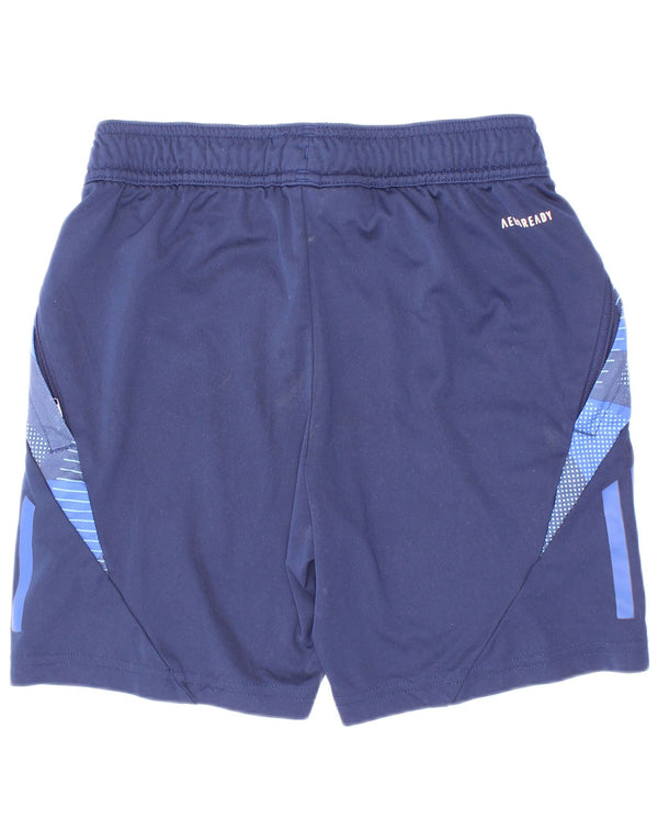 Chłopięce spodenki sportowe Adidas Aeroready 9-10 lat w kolorze granatowym