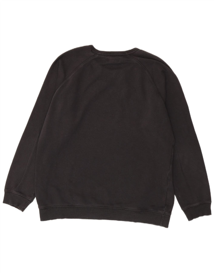 Adidas Męska bluza graficzna Jumper XL Czarna bawełniana