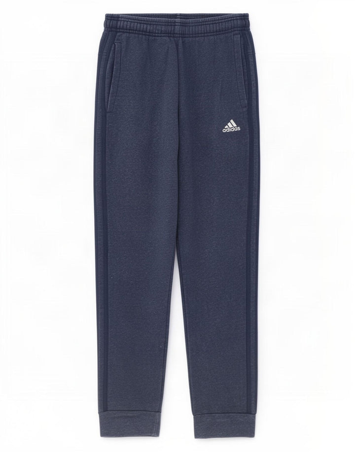 Adidas Męskie Spodnie Dresowe Joggery Małe Granatowe Poliester