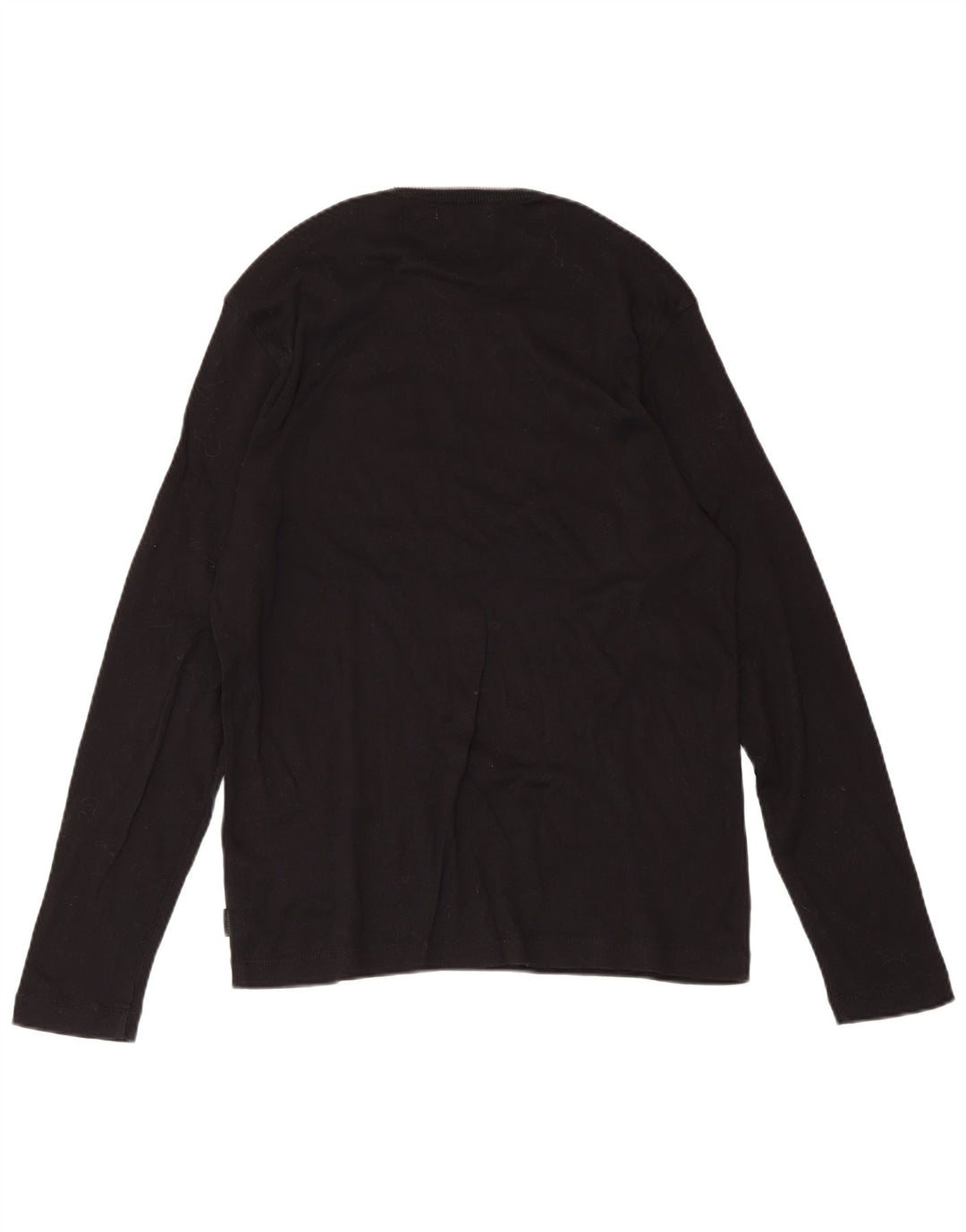 Męski sweter Calvin Klein z okrągłym dekoltem, średni czarny, bawełniany