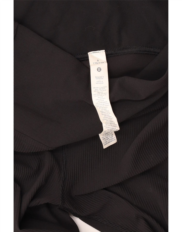 Legginsy damskie LULULEMON US 8, średni czarny nylon