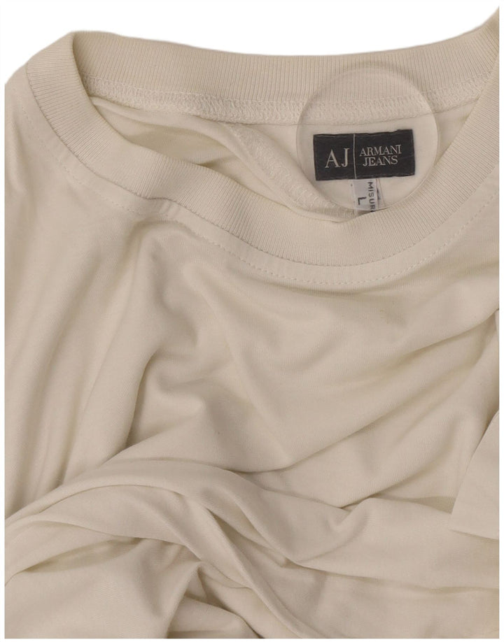 Koszulka męska Armani Jeans, duża, biała